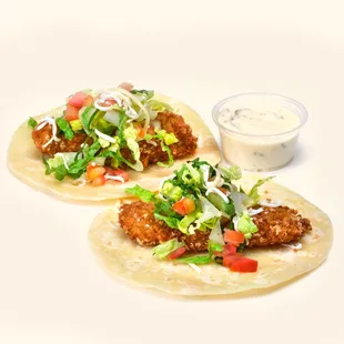 Fried Chicken Tacos