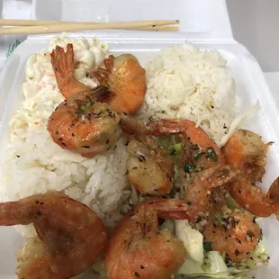 *mini Garlic Shrimp Plate
