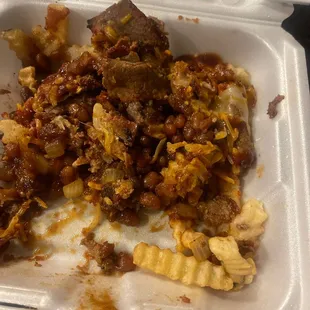Loaded beef fry