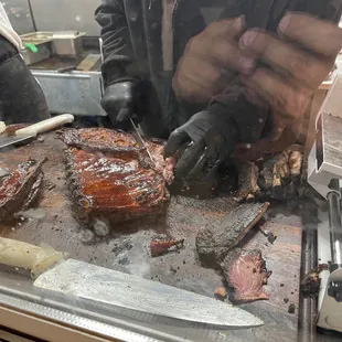 ribs, food, bbq ribs