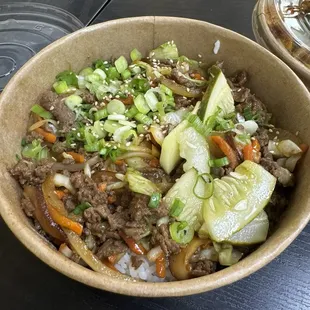 Bulgogi bowl (SO GOOD)