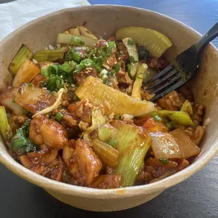 Slicy chicken bowl  Spicy Chicken