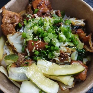 Black Pepper Chicken bowl