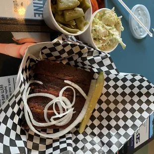 1/3 rack of ribs.  Excellent.