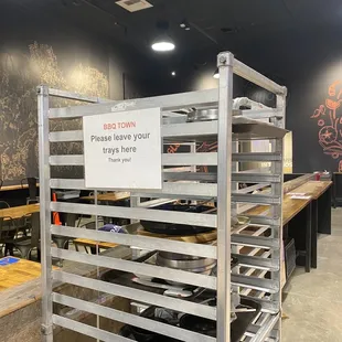 Bus your dishes here