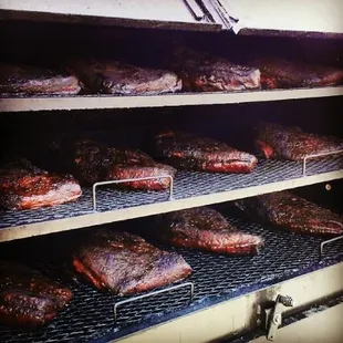 a rack full of ribs