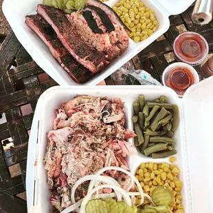 2 Meat Plate Brisket Pork