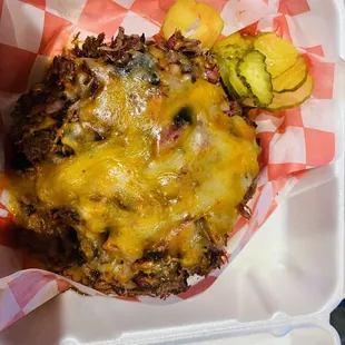 Loaded Potato with brisket