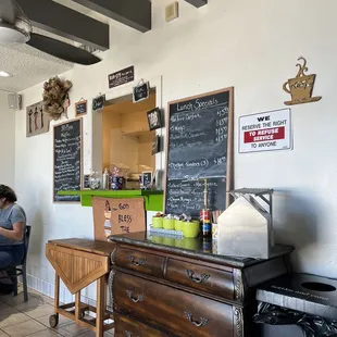 a woman sitting at a table