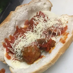 Meatball sandwich