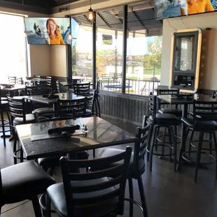 A Portion of the Seating Area and Jukebox