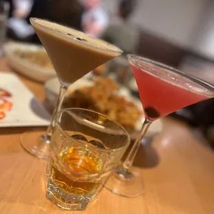 Espresso martini, Pomtini and Jonny Walker Walker