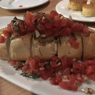 Stuffed Mozzarella Bruschetta