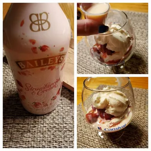 Bought a bottle of Baileys Strawberry Cream($29.99) from BB's for my Saturday Ice-cream dessert.  7/23/2022