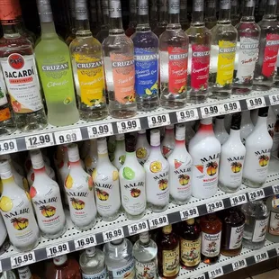 Malibu &amp; Cruzan Flavored Rums with low prices!  8/16/2022