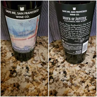 Save Me, San Francisco 2013 Red Wine = $10.99... TBC with my leftover dinner tonight.  9/23/2021