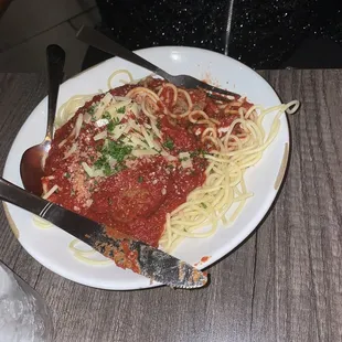 Cold spaghetti