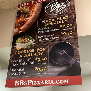 pizza prices and specials