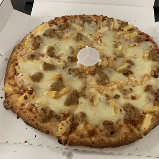 Sausage Pineapple Pizza