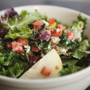 a salad in a bowl