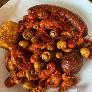 1 pound of Crawfish the Tex-Orleans way.