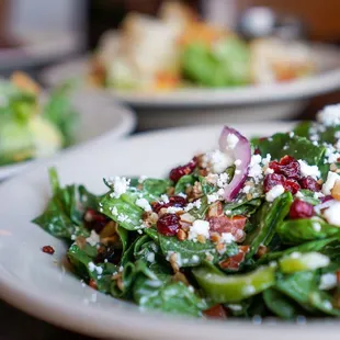 a plate of salad