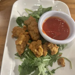 Special: fried oysters