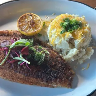 Sea Bass " Blackened