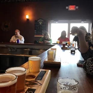 We realized we wanted to try way too many of the beers they offered