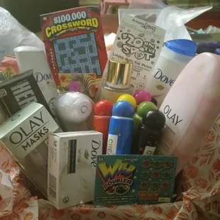 And plenty of chocolate and gambling gifts too!