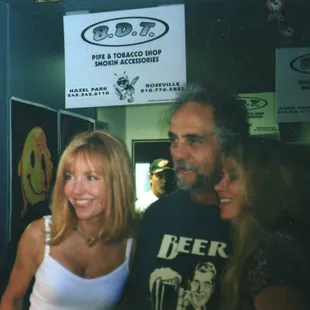 Legendary actor and comedian Tommy Chong along with wife Shelby.  They made an appearance at BDT's in 1999.  Were you there?