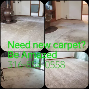 New carpet, carpet installation, Wichita Kansas
