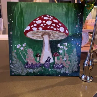 Mushroom door hanger