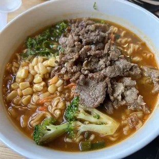 Spicy Ramen with Beef