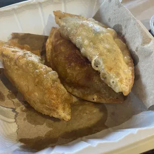 Veggie and chicken dumplings