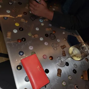 Love their booth and table!!