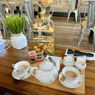 Afternoon tea on a Saturday