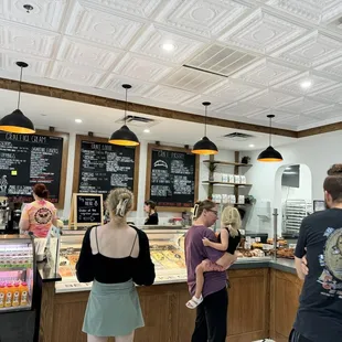 Interior of the shop