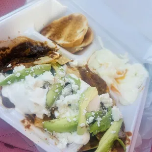 Chilaquiles Mole Breakfast