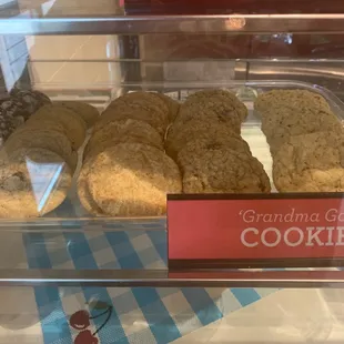 a display of cookies