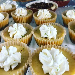 Key lime pie bites