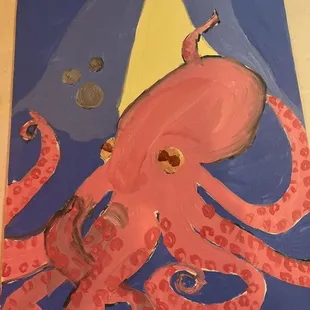 Another beauty from the Wild Side paint party. Sing it with me now..."Unda Da Sea"...