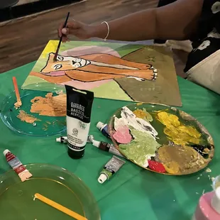 A beautiful lioness from our Wild Side 23' paint party.