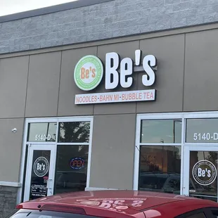 the front of a restaurant
