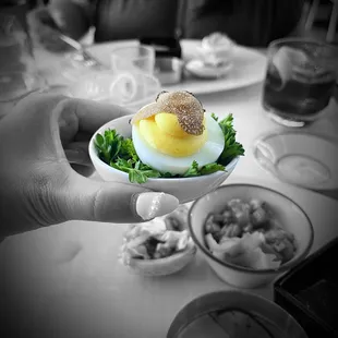 Truffled Deviled Egg