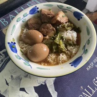 Braised &amp; Carmelized Pork &amp; Eggs Rice Plate