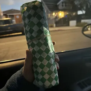 My sandwich in my car