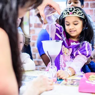 Making Bubble Bath with Ms. Gina