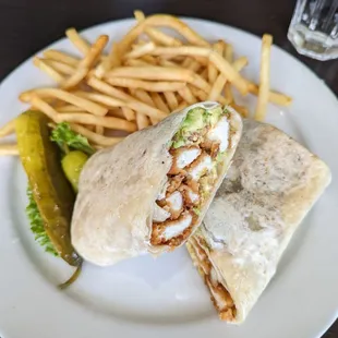Spicy Crispy Chicken Wrap