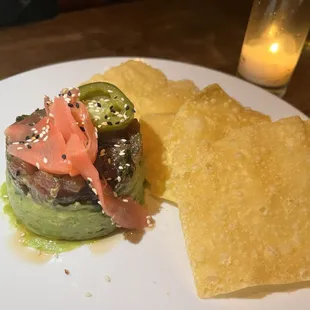 Tuna Tartar Guac Beet Salad Steak